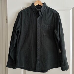 Eddie Bauer dark green men’s flannel